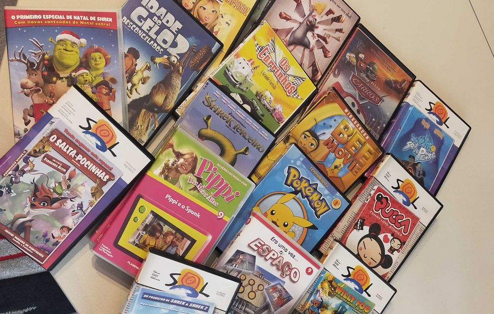 DVDs de filmes diversos - Disney, Sol,…
