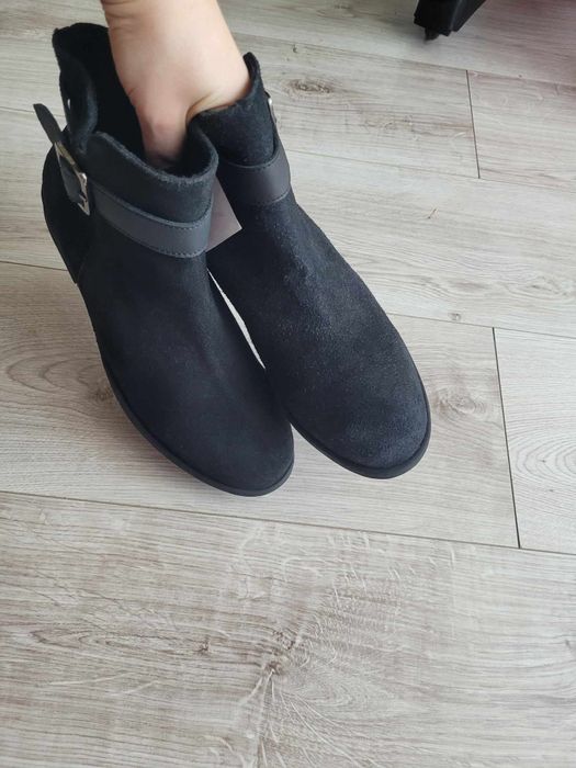 Botki ze skóry naturalnej r.38