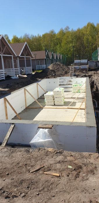 Basen styropianowy bloczki styropianowe basenowe 6x3x1,5m wzmocnione
