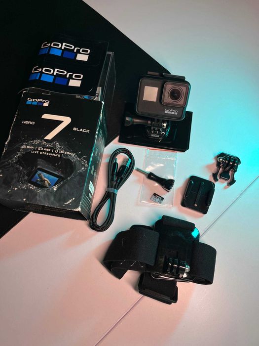 Екшн-камера GoPro Hero 7 black + кріплення на голову