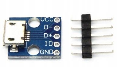 Moduł Micro USB 5 Pin PCB (5 sztuk)