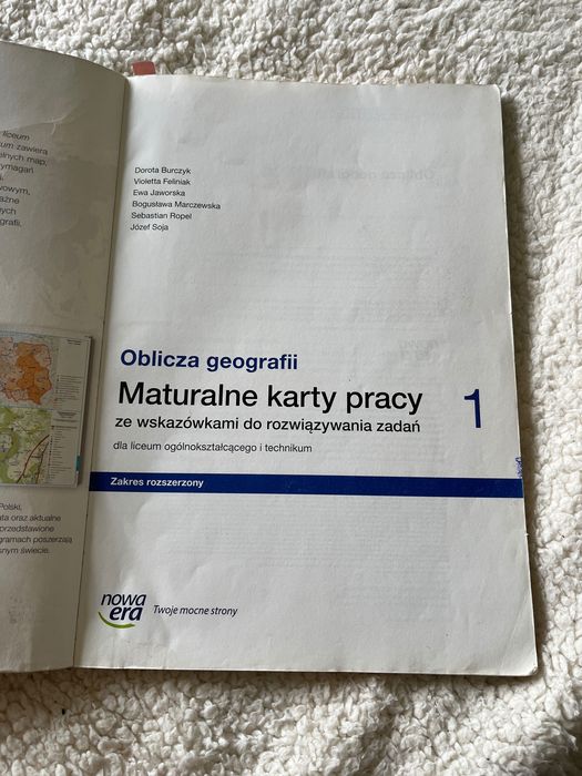 Maturalne karty pracy geografia 1