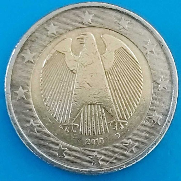 2 Euros 2010 Letra D da Alemanha