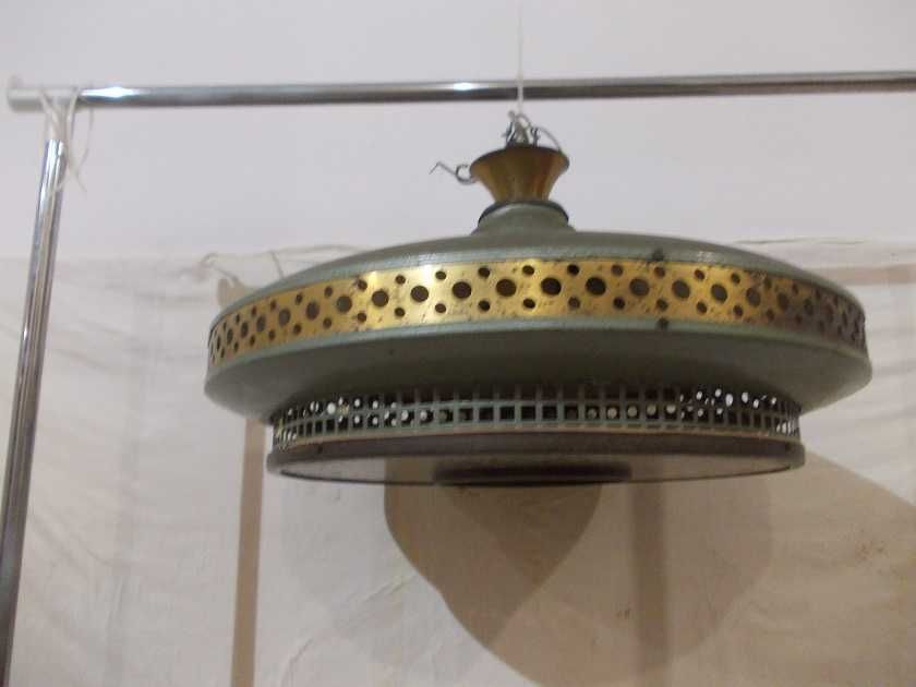 Stara lampa wisząca UFO L'DlB BRATYSLAVA lata 60 design vintage