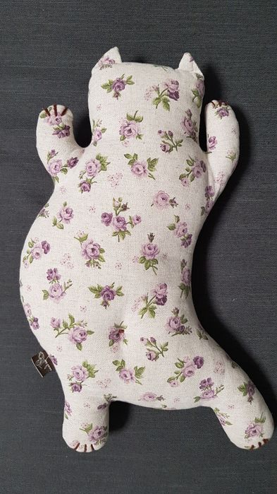 Подушка Кіт Lilac rose / Подушка іграшка Кіт