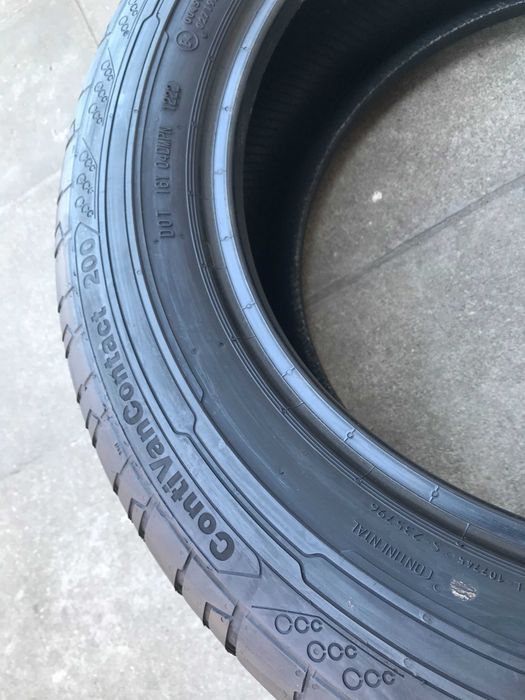 Opony 225/55/17C 225/55R17C Continental ContiVanContact 200 jak nowe 7mm