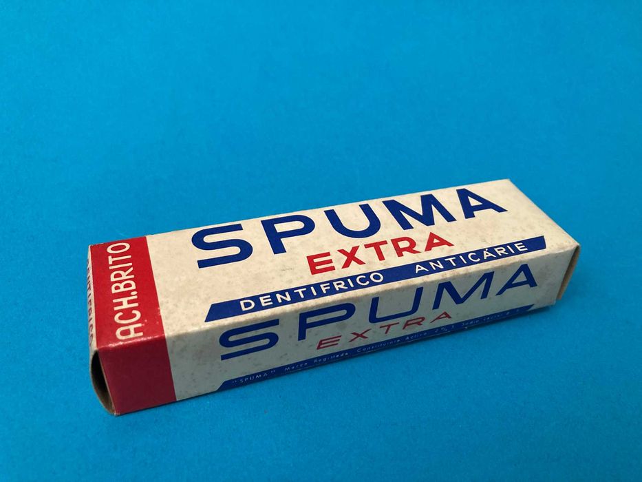 Rara Pasta de Dentes Spuma Extra da Ach Brito Anos 60 Nova