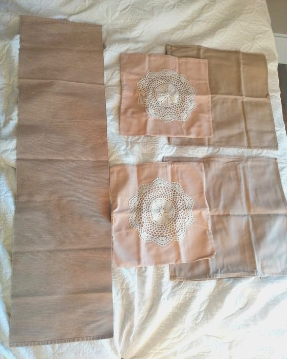 4 poszewki i bieżnik