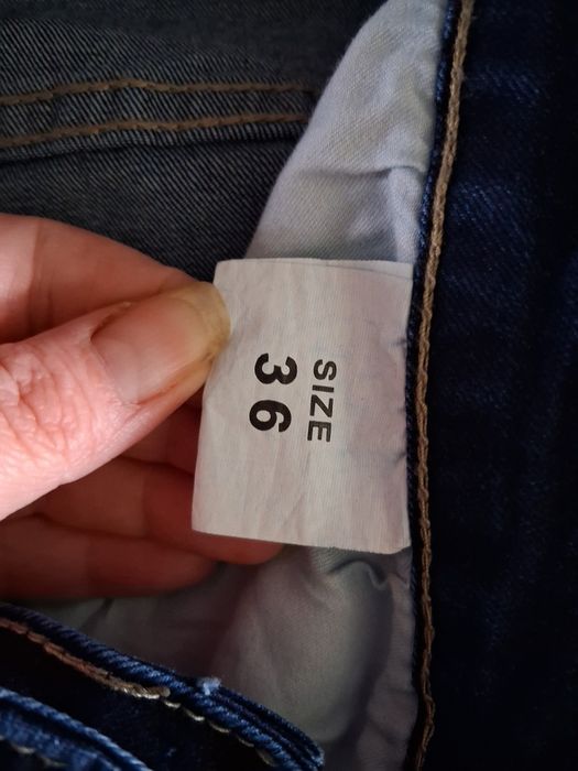 Spodnie jeans damskie plus size