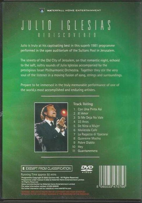 Julio Iglesias - Rediscovered (The Jerusalem Concert) (DVD)