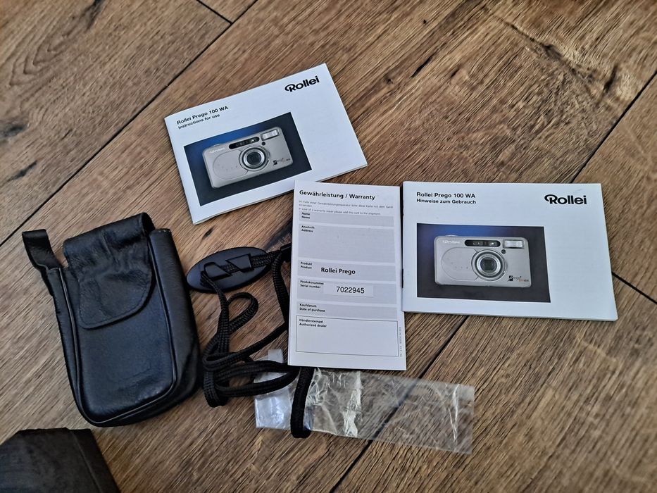 Aparat fotograficzny Rollei prego 100 wa