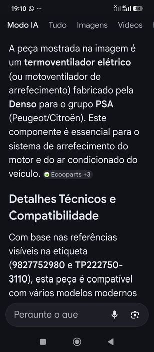 Ano 2023 Conjunto de radiador Peugeot 2008/208/DS3/C3