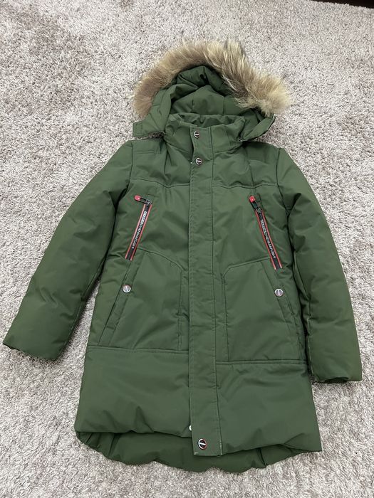 Куртка парка зимова на хлопчика 8-10 р. 140