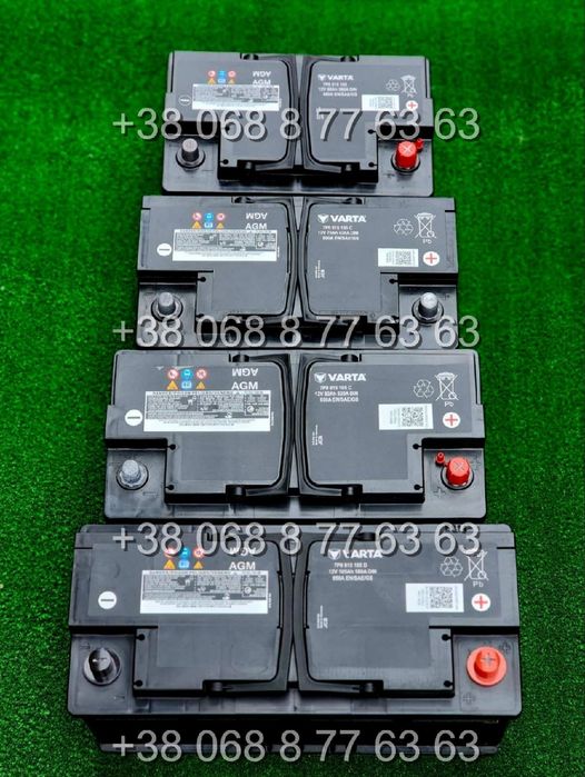 OEM BMW, VAG, Mercedes, Land Rover, Jaguar аккумуляторы AGM гелевые