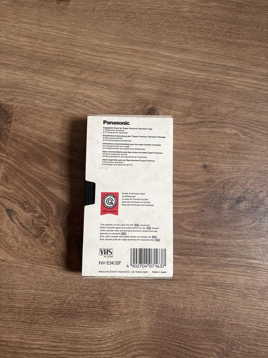 Kaseta VHS Panasonic