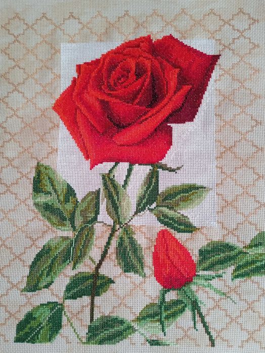 Картина вишита нитками