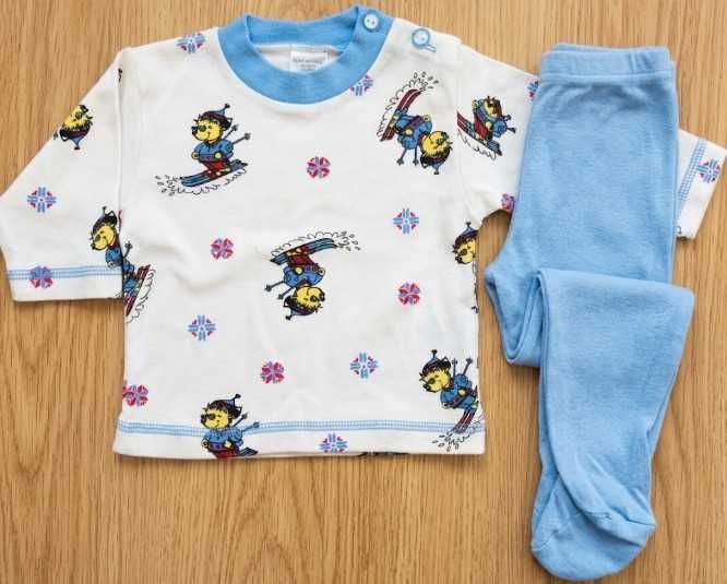 Pijama de Bebé 2 Peças: Tam 6 Meses / 68 cm