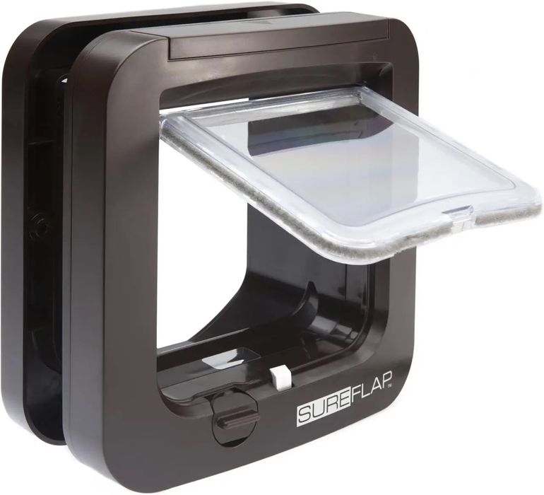 SureFlap SUR001 - Дверцята для кішок з мікрочіпом, що замикаються. Вивчає до 32 ID RFID-міток.