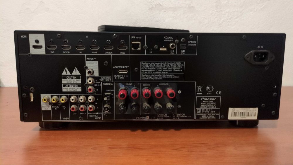 AV Receiver / Amplificador Pioneer VSX527