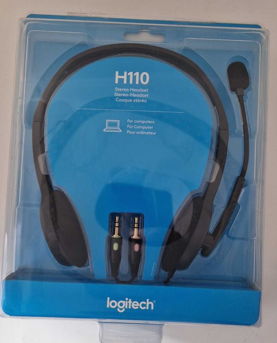 Słuchawki z mikrofonem LOGITECH H110 Stereo