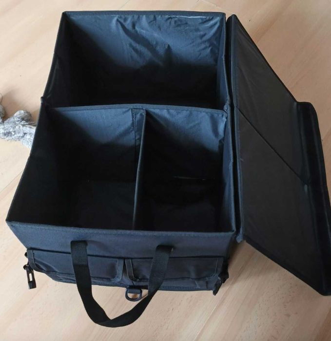 2w1 Sztywny Organizer Do Bagażnika Auta Samochodu Składany Pudełko Dom