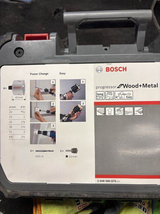 Otwornica otwornice Bosch hss g