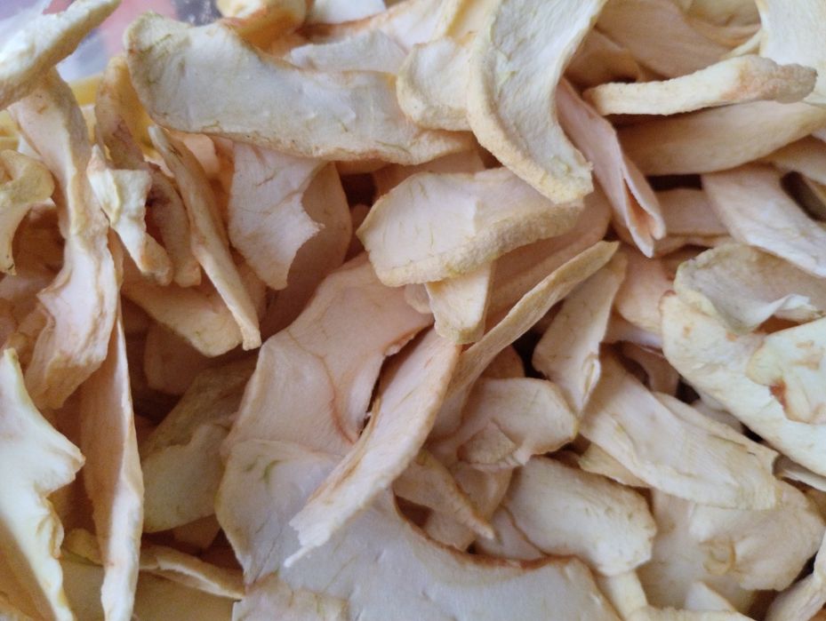 Chipsy jabłkowe, suszone jabłka