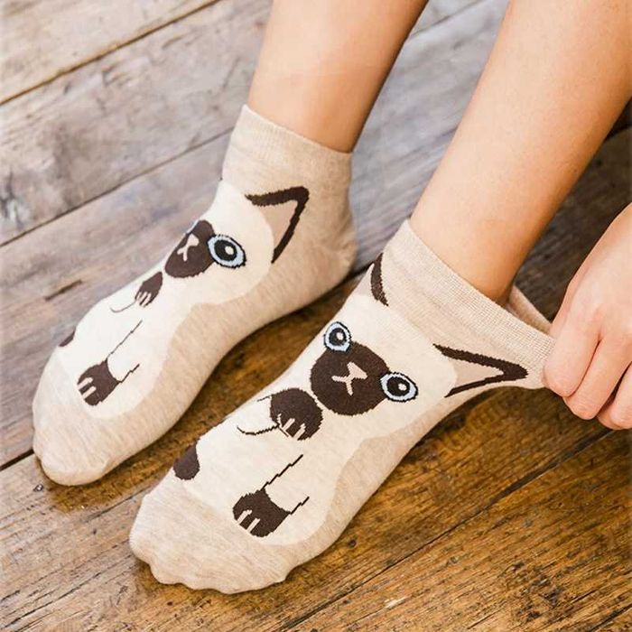 Носочки с кошечкой носки с котятами с котами набор носков с котиками