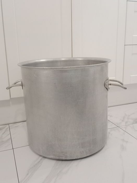Duży Gar kocioł aluminiowy PRL  40 litrow