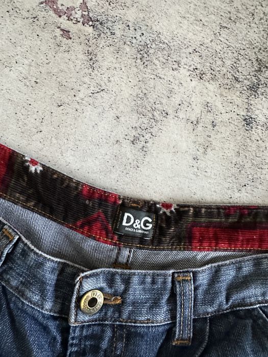 Винтажные широкие джинсы Dolce Gabbana оригинал Размер 44