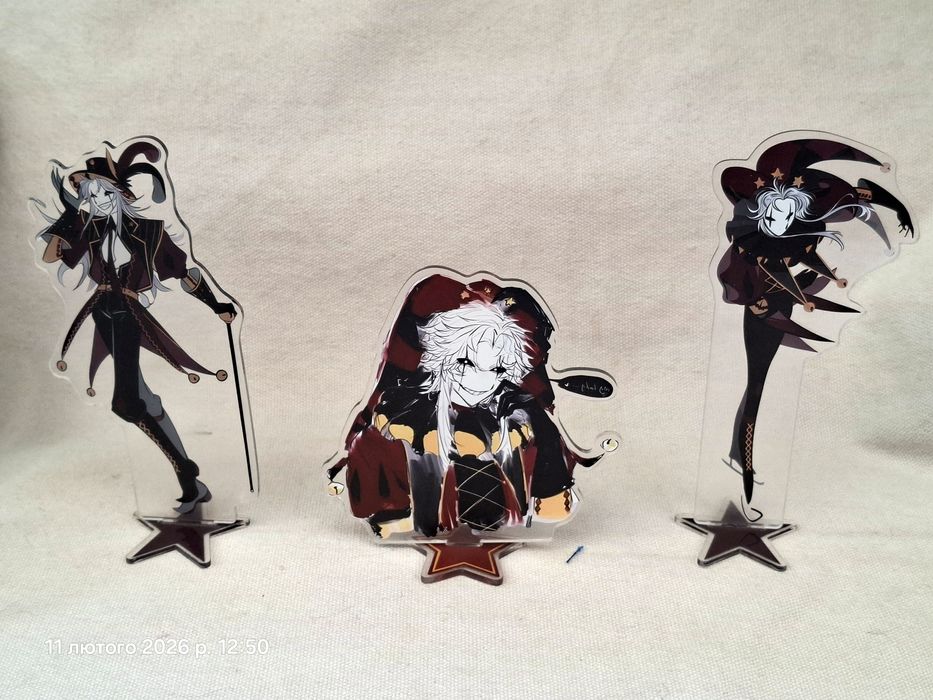 Пьеро мягкая игрушка 10 см Freak circus Цирк фриков Pierrot Арлекин