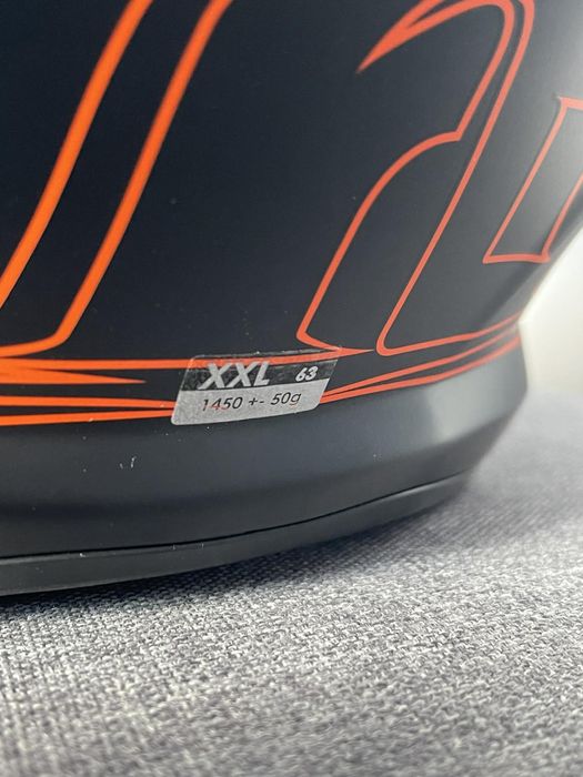 Kask Airoh Twist 3 Shard orange matt z goglami jak nowy