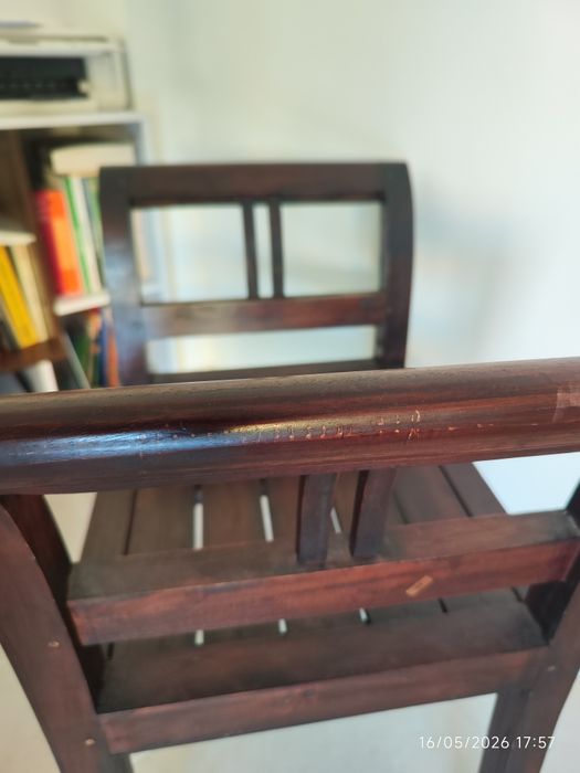 Banqueta com almofada