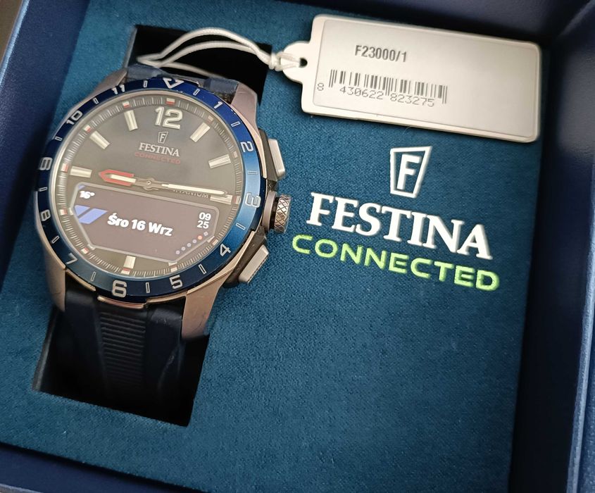 Festina Connected D F23000/1 Zegarek hybrydowy - smartwatch JAK NOWY