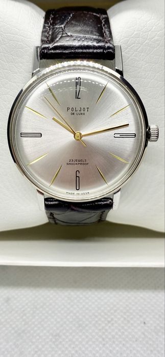 Годинник Політ де люкс Watch Poljot de luxe часы луч восток