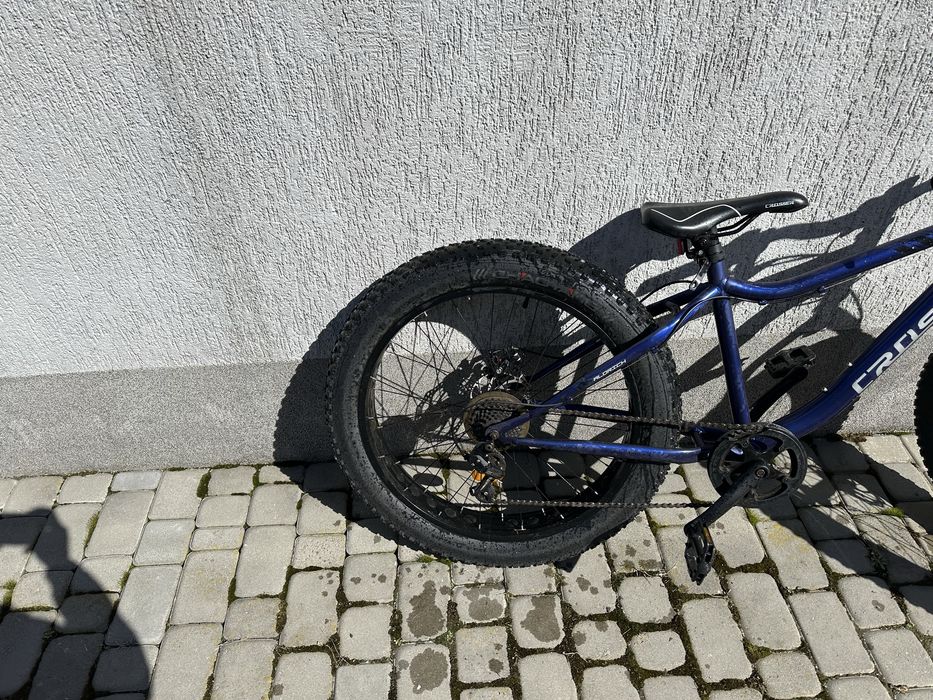 Велосипед фэтбайк Crosser Fat Bike синий