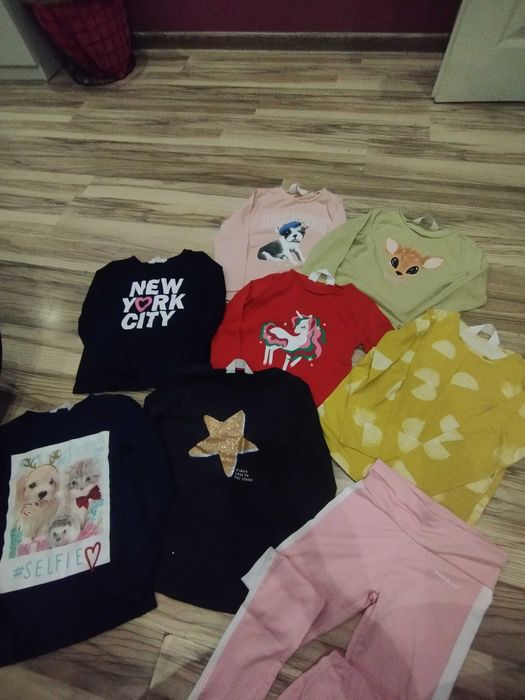 Bluzki z długim rękawem H&M 116/122