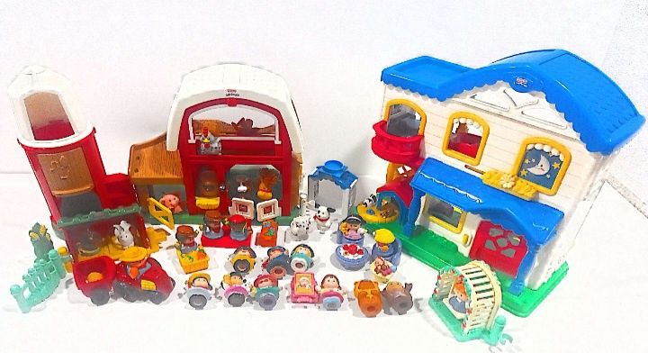 Casa e Quinta Little People sons divertidos da Fisher Price