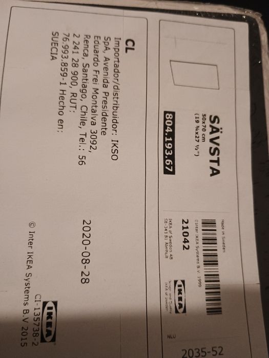 IKEA tablica na notatki SAVSTA czarny 50x70cm