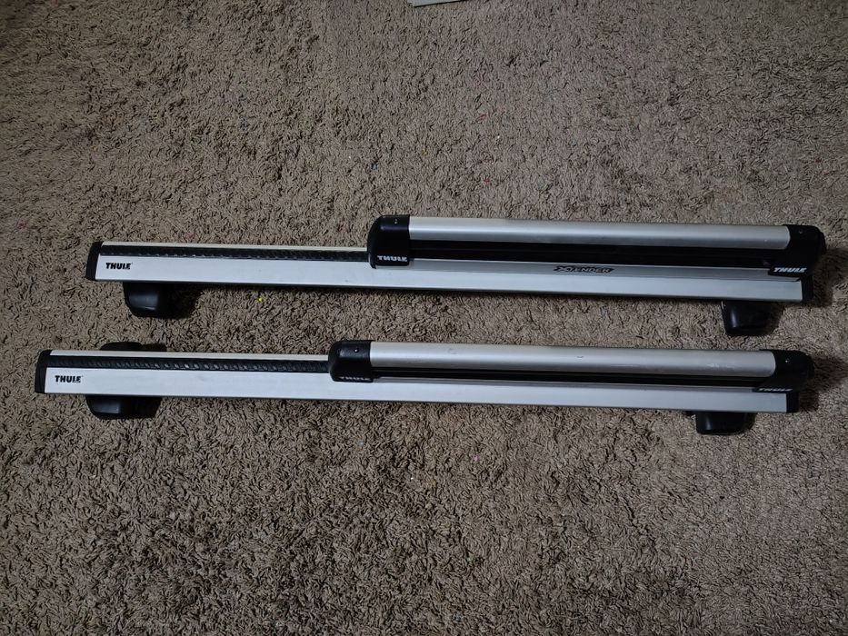 thule рейлинги з кріпленням для лиж, сноубордів на Peugeot 508. Змінні
