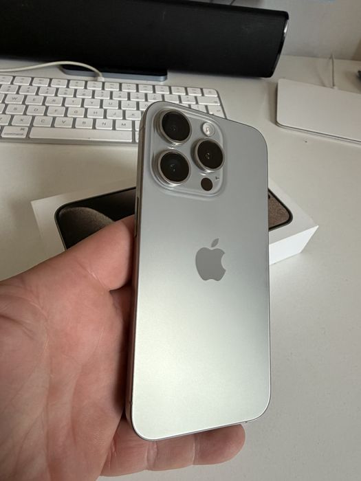 Bateria 100% iPhone 15 Pro 128gb Natural Titanium