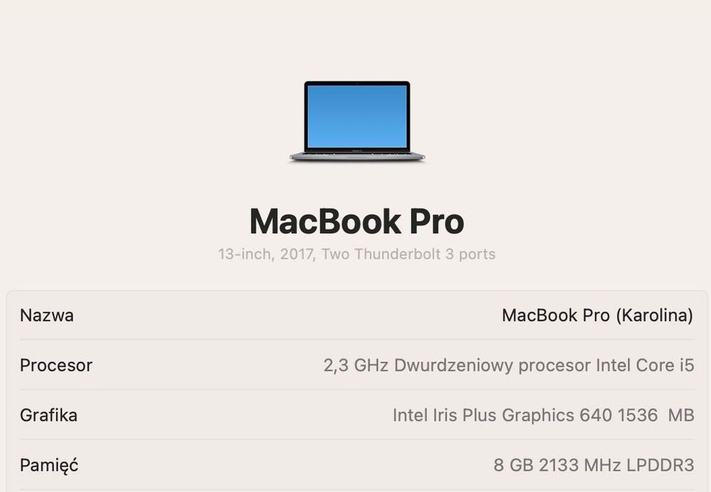 MacBook Pro 2017