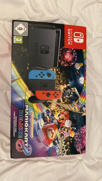 Nintendo Switch + Pokémon Let's Go Pikachu + Ring Fit + acessórios + caixa original