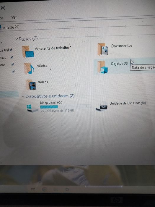 Portátil hp pavilion