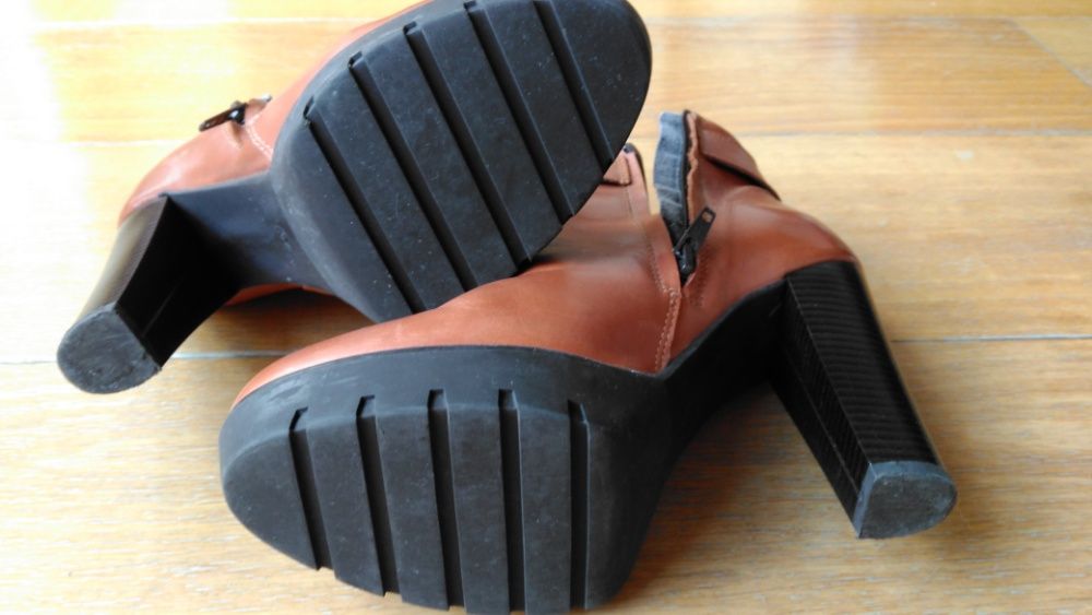 Botas camel em muito bom estado, 37
