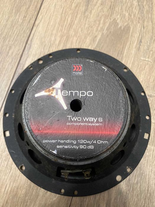 Професійні Динамики Morel TEMPO 6 Автомобільна акустика 120W RMS "6.5"