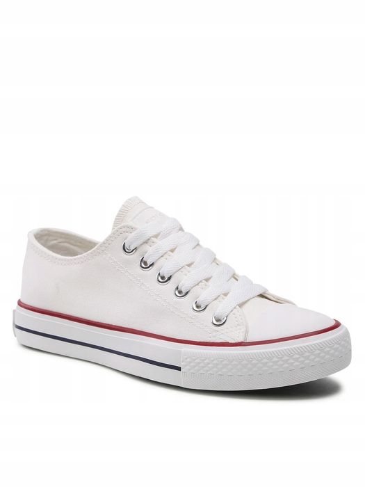 Sprandi 38 Buty Damskie Trampki Białe Niskie Wp40-Cz030 T1375