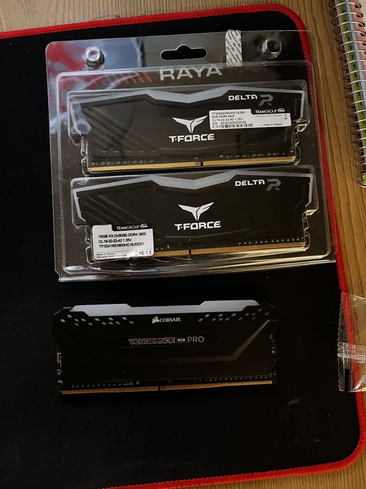 CPU AMD R5 5600x  + Ram DDR4 24Gb 3600mhz
