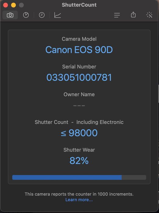 Canon EOS 90D | PRZEBIEG 98.000