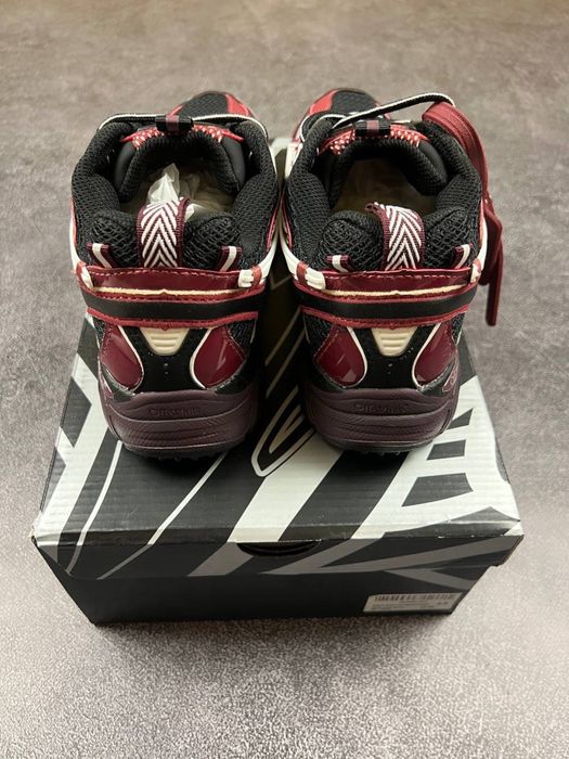 36-45 р кросівки Off White Be Right Back Black Red Burgundy